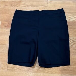 Chico's Black Tailored Bermuda Shorts Sz 3 NWT